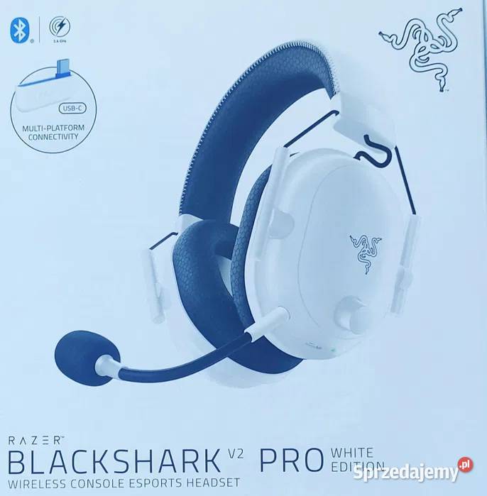 Słuchawki Playstation 5 Razer Blackhark V2 Pro v Słuchawki i głośniki Grudziądz sprzedam