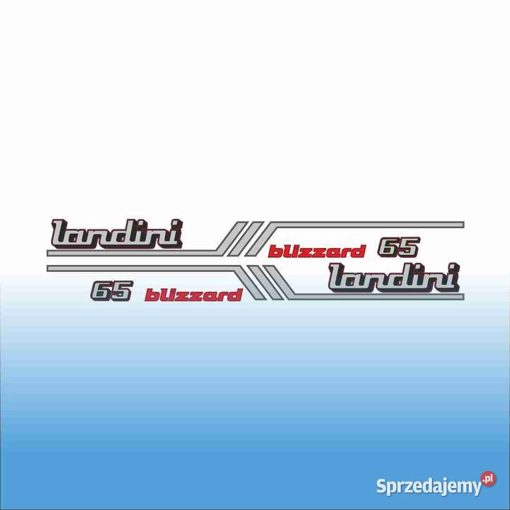 Naklejki Landini Blizzard 65 super mocne z Pleszew