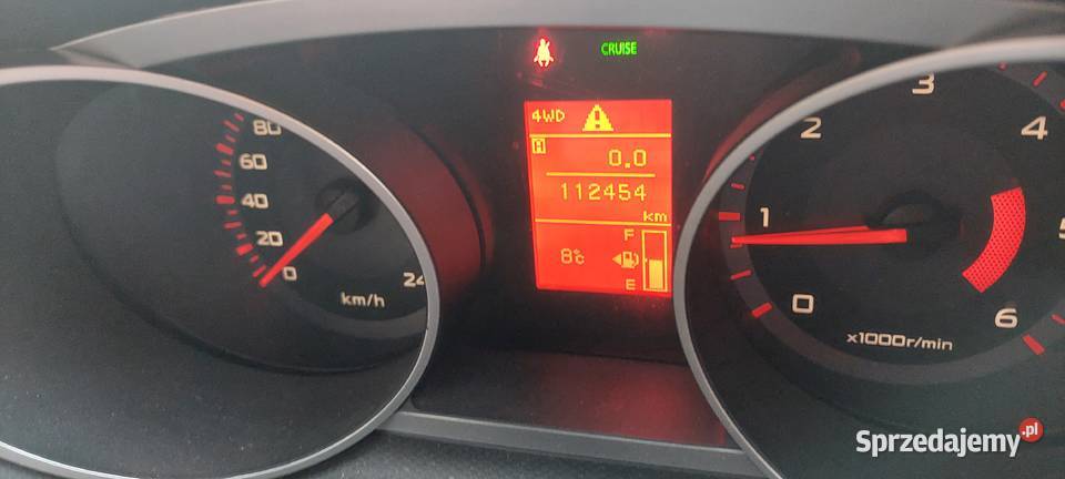 Uszkodzony Citroen CCrosser22HDI Trąbki