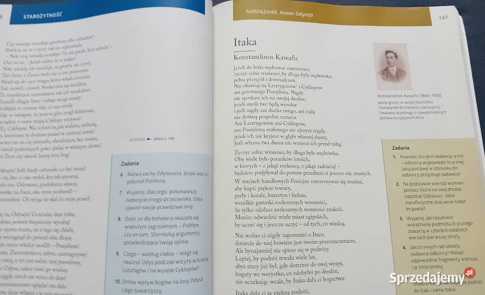 Język polski 1 Sztuka wyrazu Cz1 starożytność sprzedam