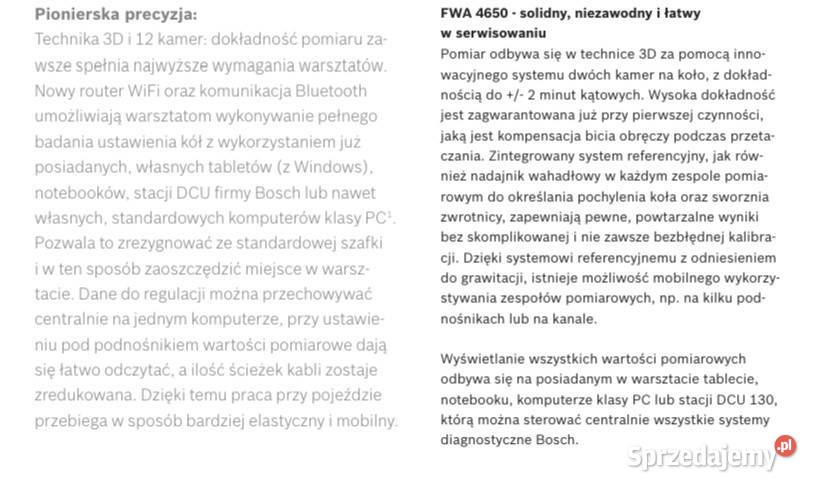 FWA 4650 solidny niezawodny system pomiaru śląskie Bielsko-Biała