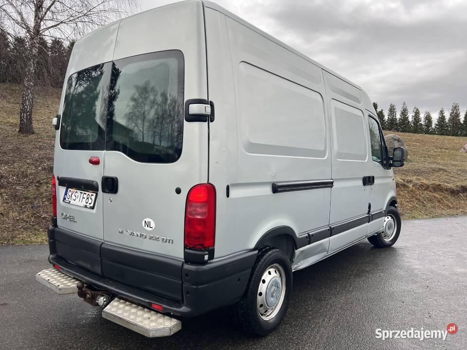 Opel Movano L2H2 22 DTi 90 35 t DMC 153tkm Hak 2 2187cm3 Samochody dostawcze Kościerzyna