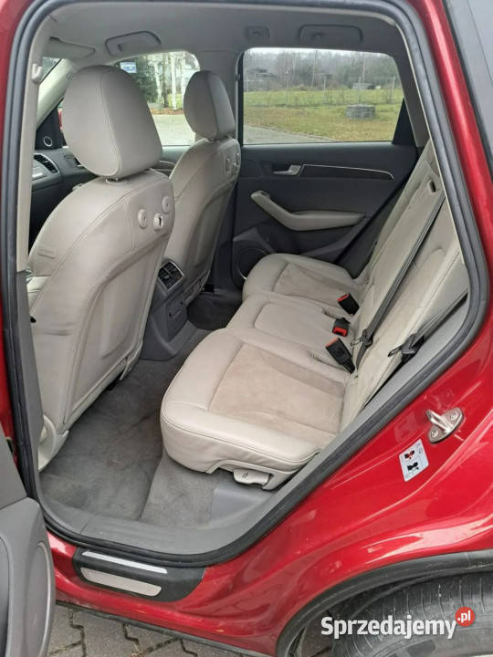 Audi Q5 udokumentowany przebieg serwisowana elektryczne lusterka Motoryzacja Zwoleń