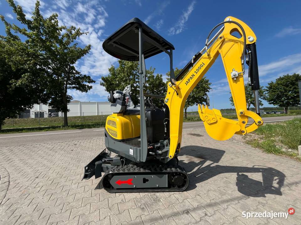 Japan 1000J Mini Koparka Gunter Grossmann Rok produkcji 2025 Poniatowa