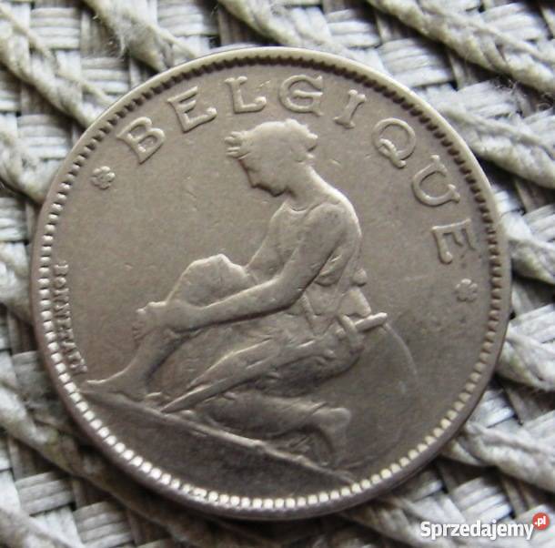 Belgia 1 Frank 1922r Belgique Kalisz