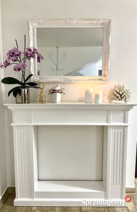 Portal kominkowy atrapa kominka drewno mazowieckie Warszawa sprzedam