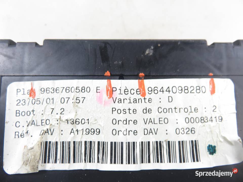 BSI PEUGEOT 307 20 HDi 9644098280 9636760580E sprzedam