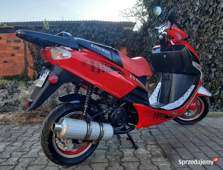 Zadbany duży skuter Kingway EL PASSO 50 4t 2009r skuter Tuczno