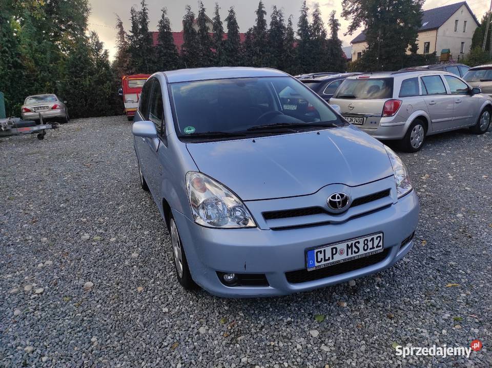 Toyota Corolla Verso 18 benz 7 osobowa komputer pokładowy Ziębice