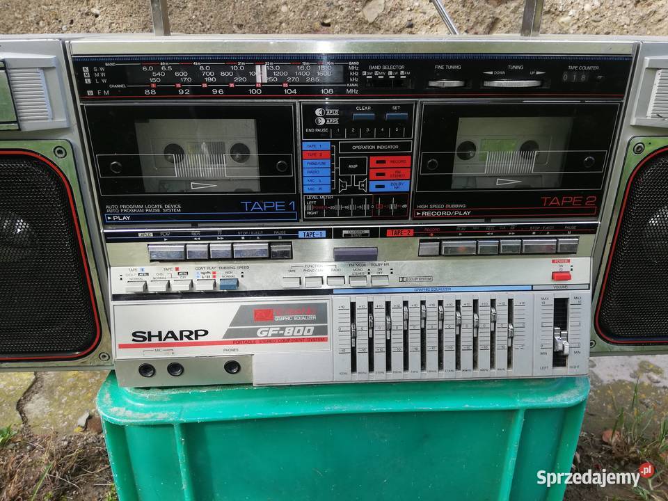 Radiomagnetofon Sharp GF 800