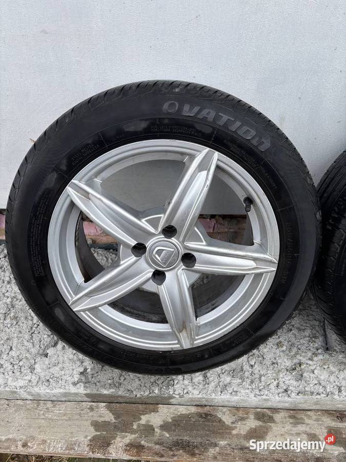 Felgi aluminiowe Dacia 16 4x100 opony letnie Spytkowice sprzedam