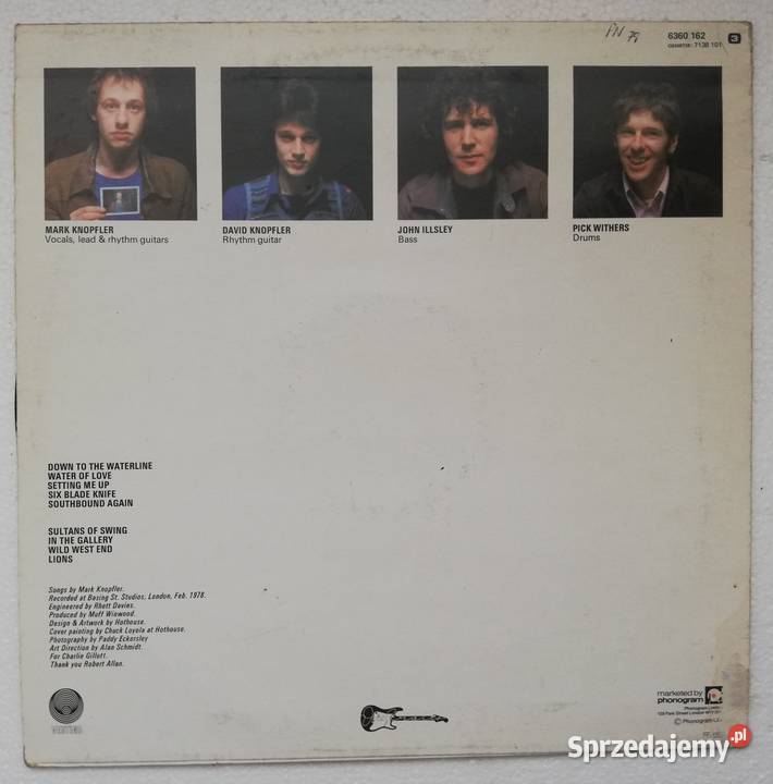 Dire Straits Dire Straits Printer UK Jelenia Góra