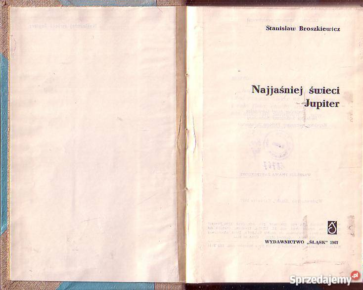 9692 NAJJAŚNIEJ ŚWIECI JUPITER STANISŁAW Czyrna