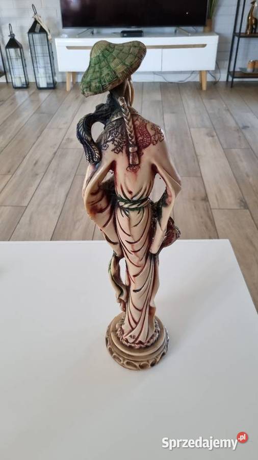 Figurka Z Alabastru Chińczyk Wola Podłężna