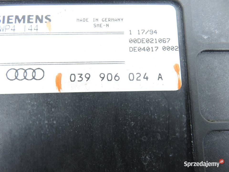 STEROWNIK AUDI 80 B4 20 039906024A 5WP4144