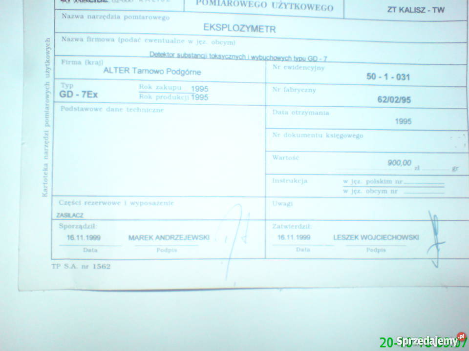 Eksplozymetr detektor substancji trujących i łódzkie Łódź