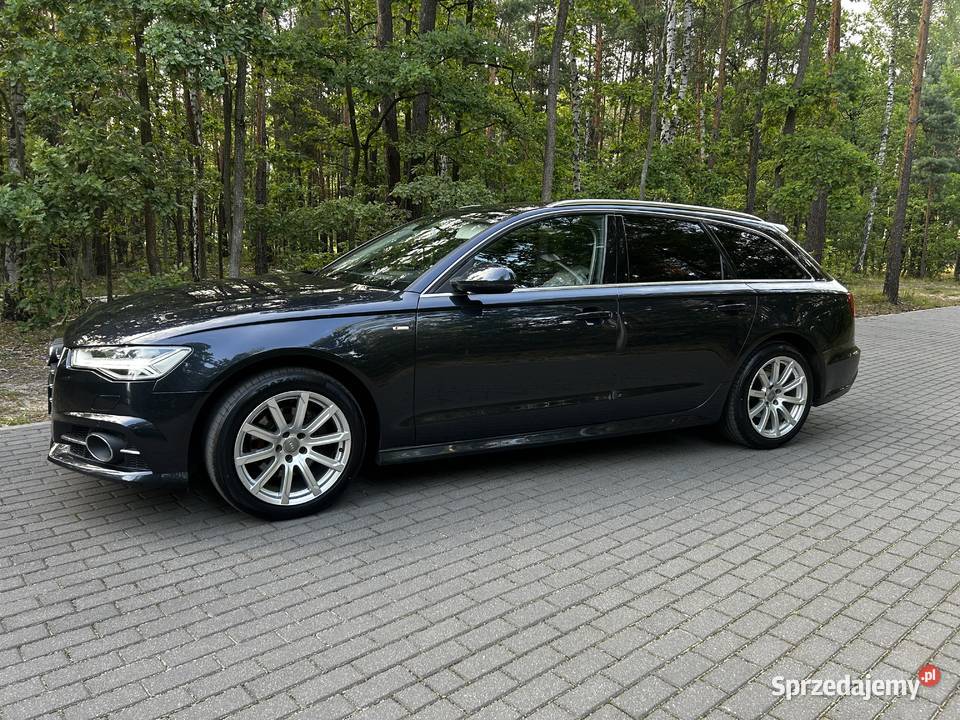Audi A6 20 TDI Avant S line z 2017 Quattro asystent pasa ruchu mazowieckie