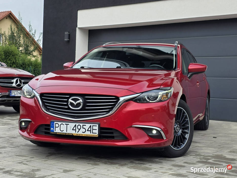 Mazda 6 POLIFT śliczna 144 BEZWYPADKOWA wielofunkcyjna kierownica wielkopolskie Czarnków