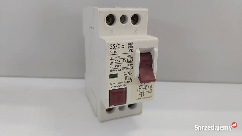 Wyłącznik różnicowoprądowy FG 2505 05A 1PN Wyszków