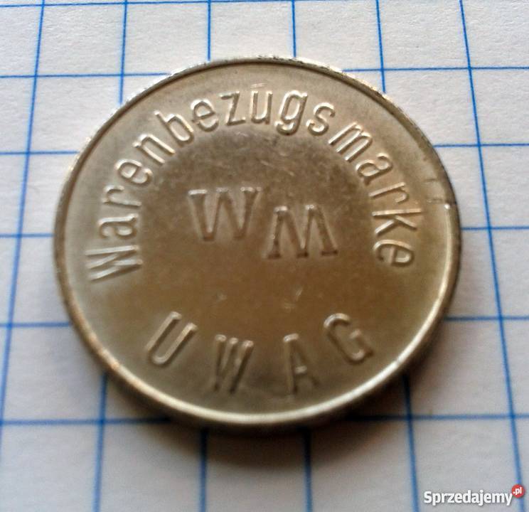 ŻETON WARENBEZUGSMARKE UWAG WM NIEMCY