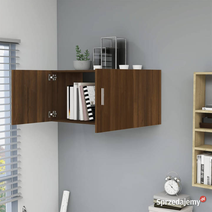 Szafka ścienna brązowy dąb 80x39x40 WM815515 Warszawa