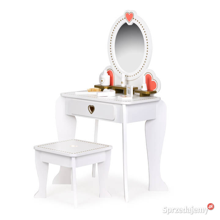 Toaletka dziecięca drewniana duża z lustrem Smogorzów