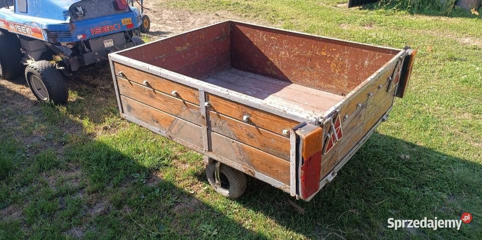 Przyczepka do kosiarka traktorek ogrodowa łódzkie