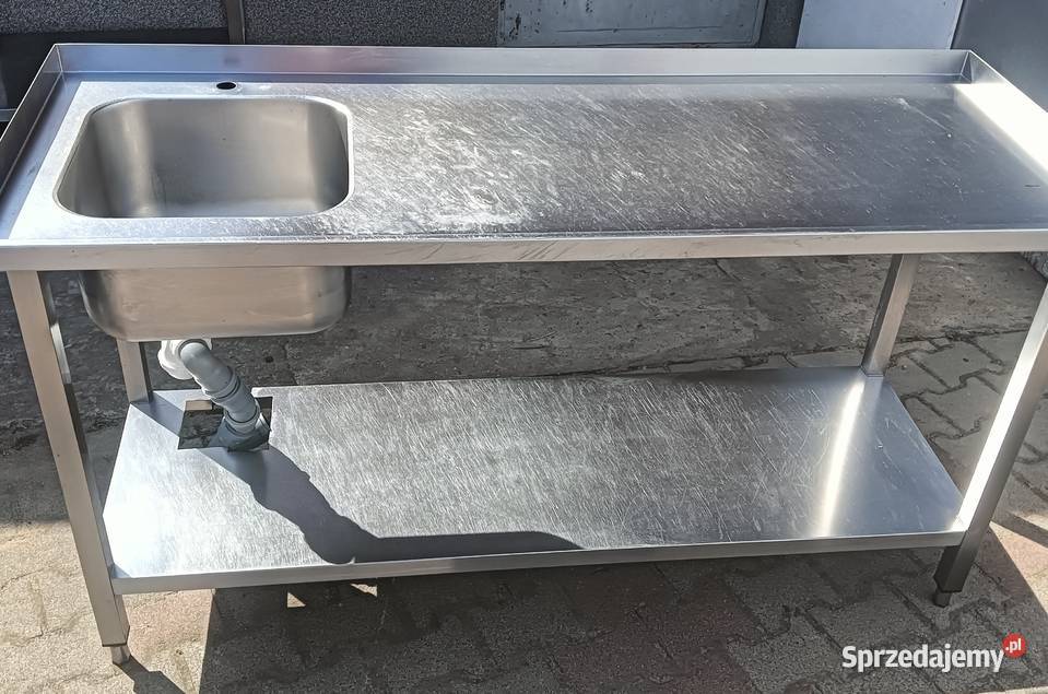 Zlew 1komorowy gastronmiczny 165x60x85 Słupia Kapitulna