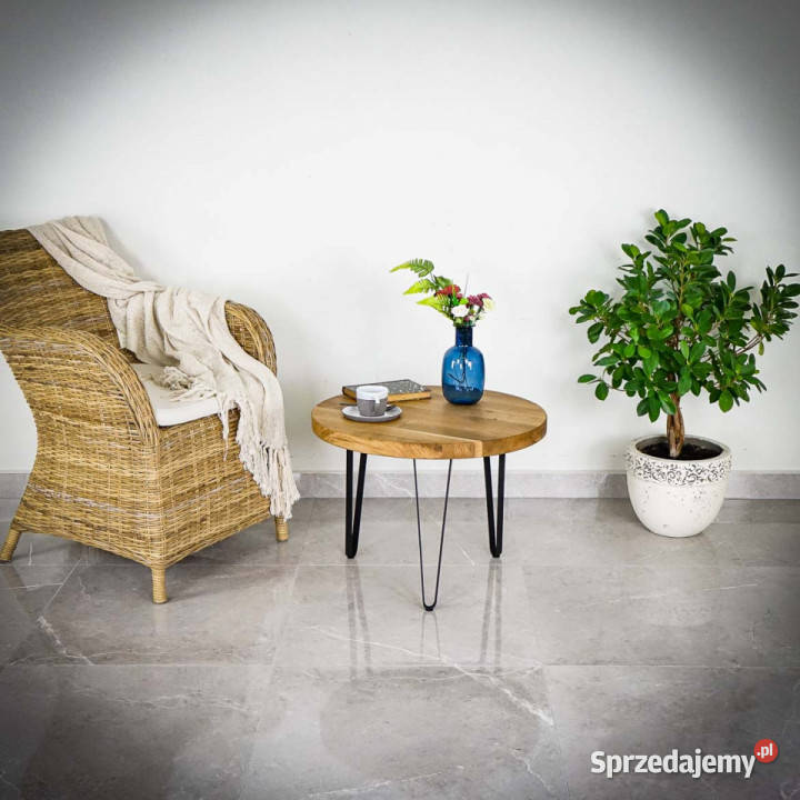 Noga HAIRPIN z płaskownika podwójna 40 CZARNA Chmielnik