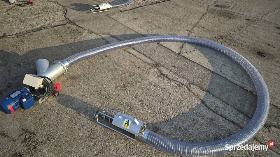 Przenośnik elastyczny spiralny żmijka FI 90 wąż nieuszkodzony Buk sprzedam