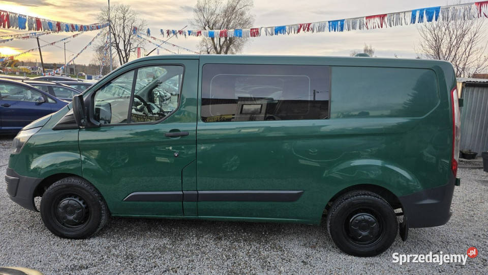 Ford Transit Custom Brygadówka 6 os HAK Skóry lakier metallic Świdnica