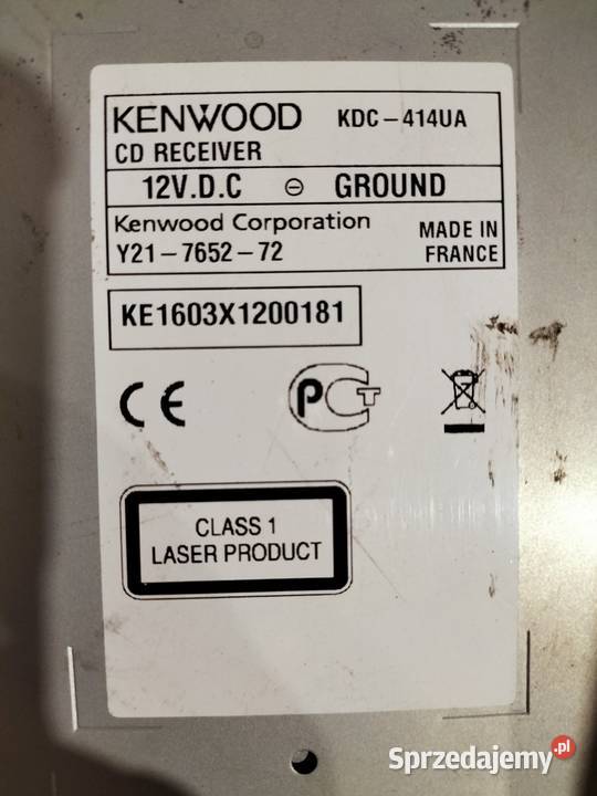 Radio samochodowe Kenwood KDC414UA Skulsk