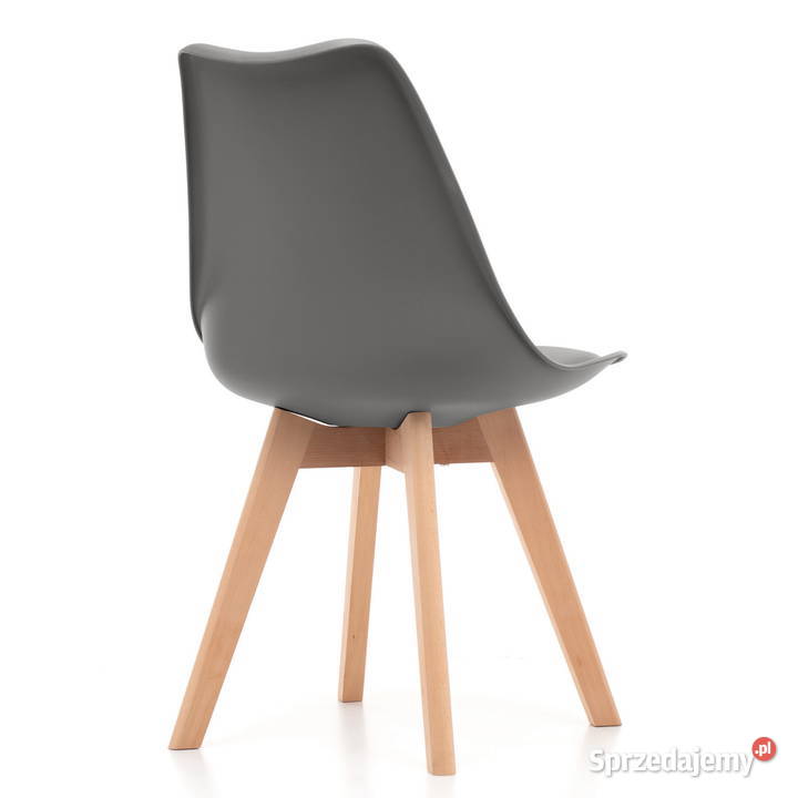 Szare Krzesło Dublin Z Poduszką Wysyłka 24H 82cm Tarchały Małe