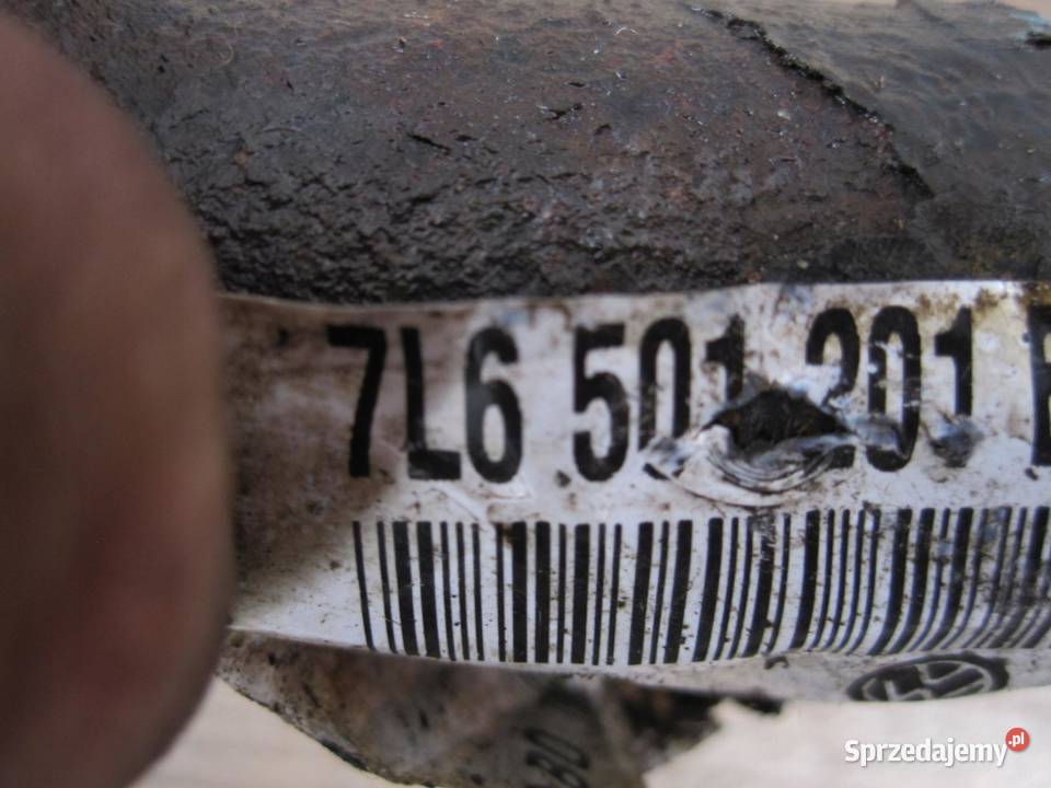 VW TOUAREG I 05r półoś prawa tył 7L6501201B Półosie sprzedam