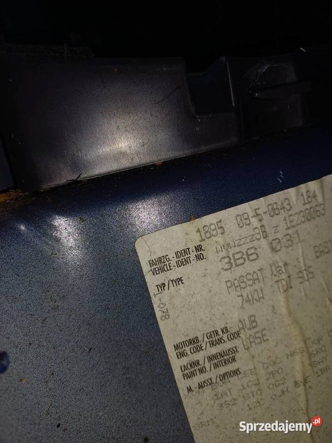 Sprzedam na części passata b5 fl Myślibórz