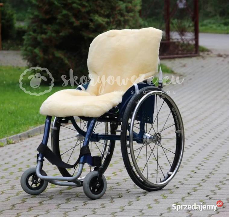 Nakładka pokrowiec na wózek inwalidzki ze skóry Pozostałe Szaflary