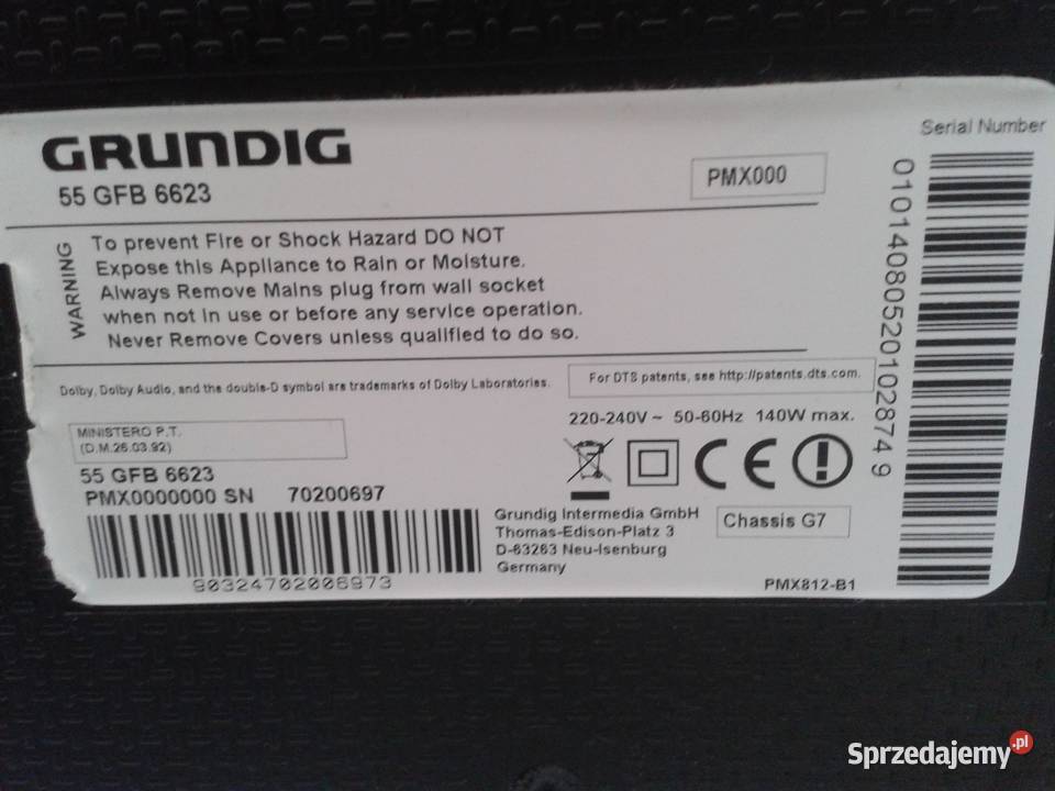 Grundig 55 GFB 6623 telwizor lcd tv fhd smart Szczecin