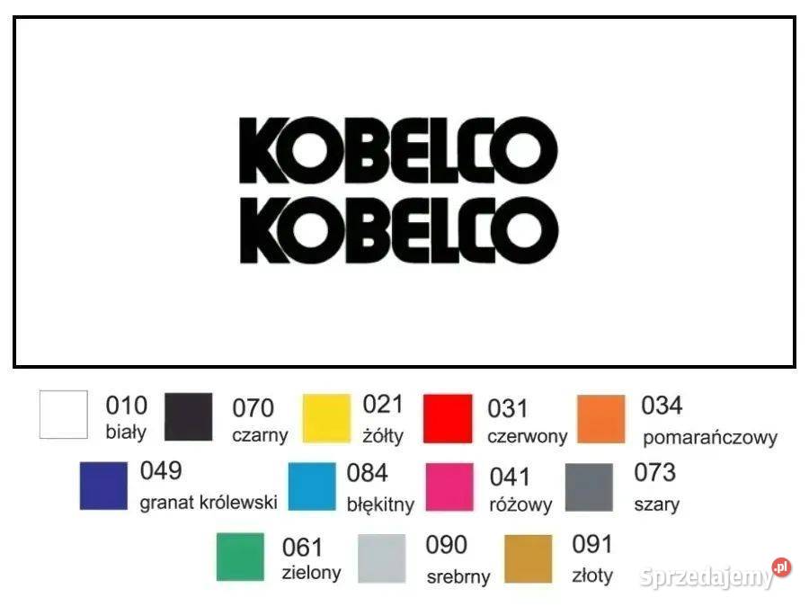 Naklejka wlepka KOBELCO 49 2 Zamiennik Janików sprzedam