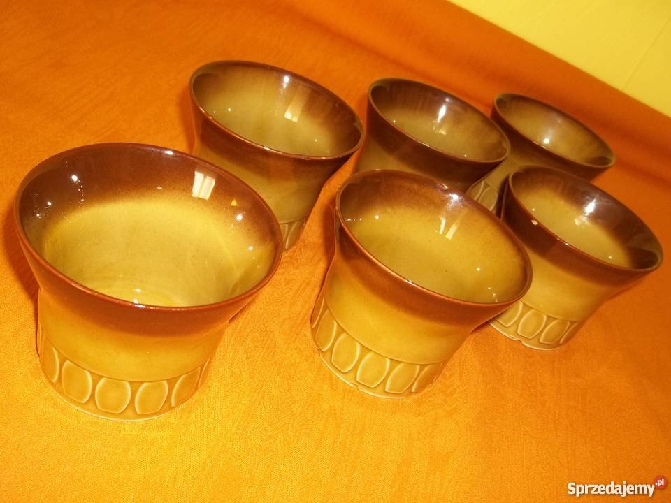 Filiżanki ceramiczne Tułowice pucharki Łódź sprzedam