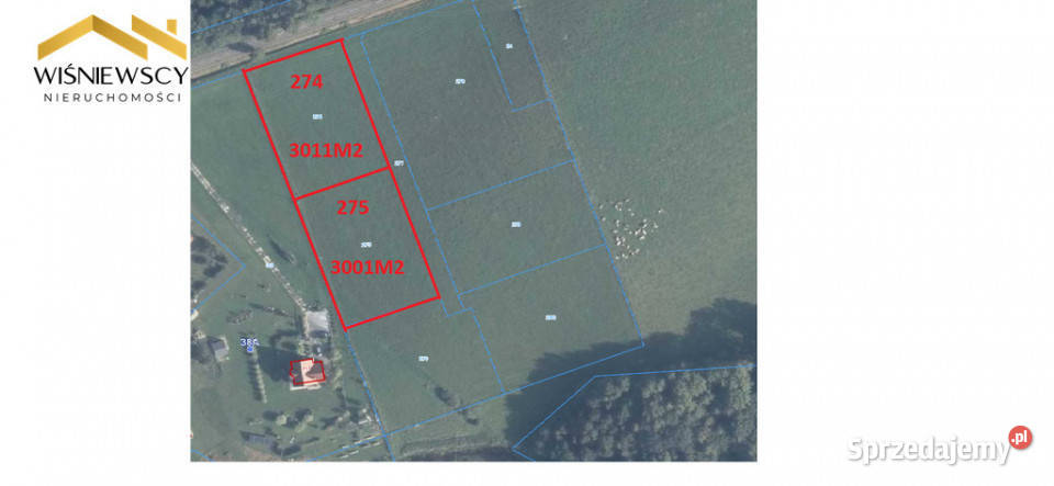 Działki z pozwoleniem na budowę Zastawno