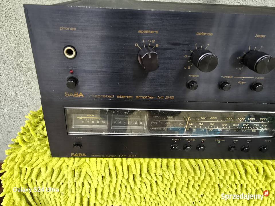 wzmacniacz tuner saba mi212 mt201 vintage Chełm Śląski