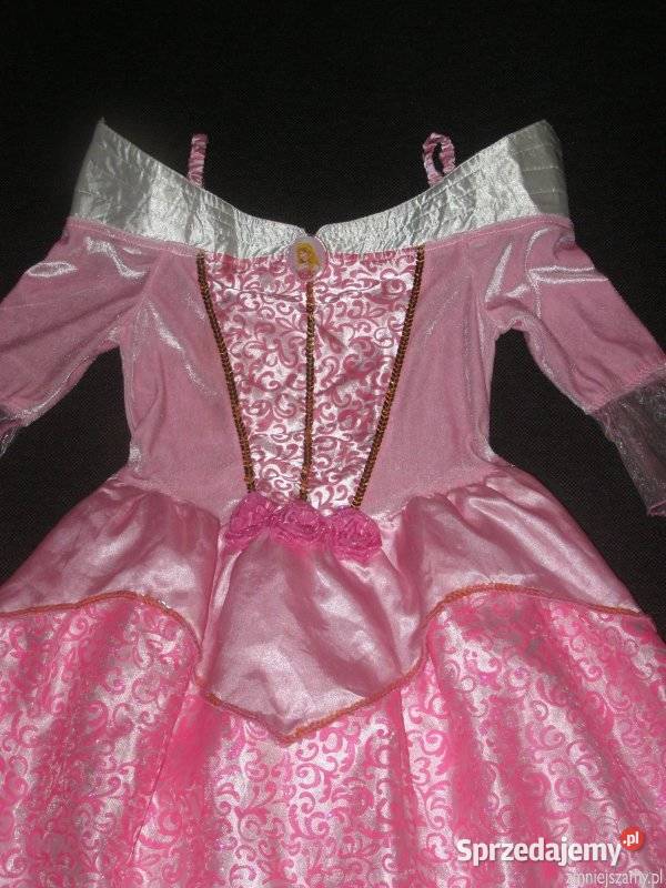 Strój kostium przebranie AURORA ŚPIĄCA KRÓLEWNA Rozmiar 122 Siedlce sprzedam