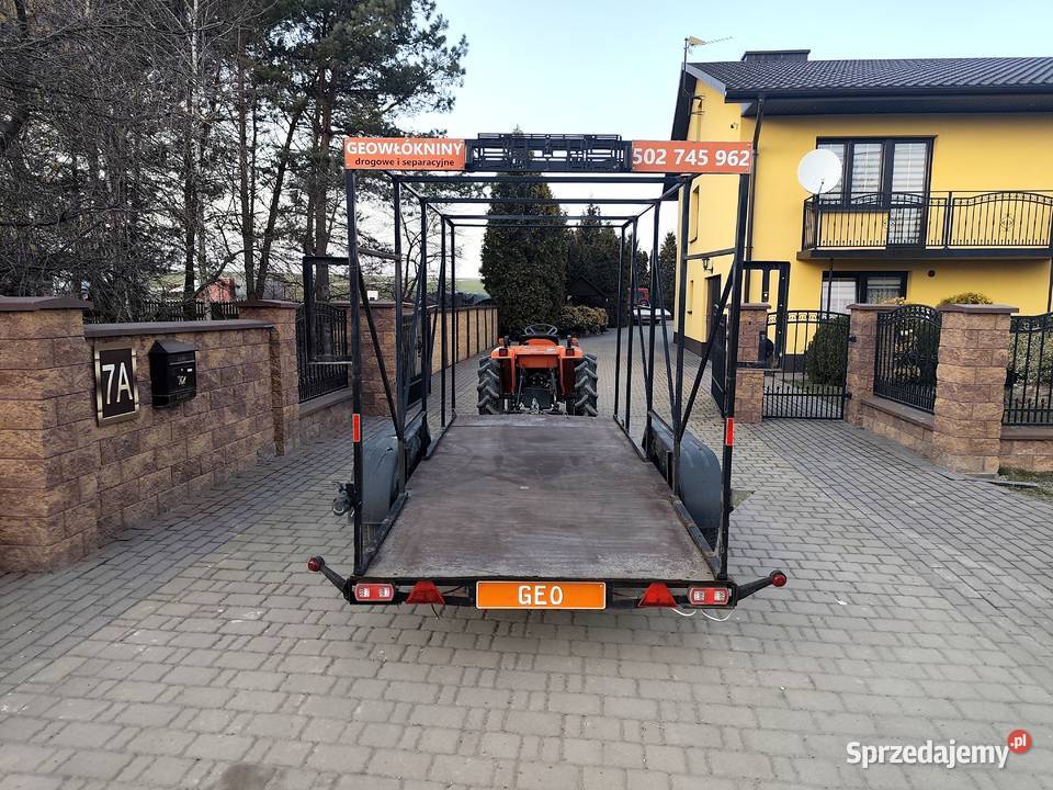 Przyczepa Przyczepa Dwuosiowa 350 x 140 świętokrzyskie Wodzisław