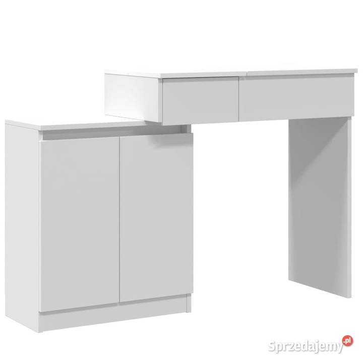 Toaletka z oświetleniem LED biała 115x37x1105 Warszawa