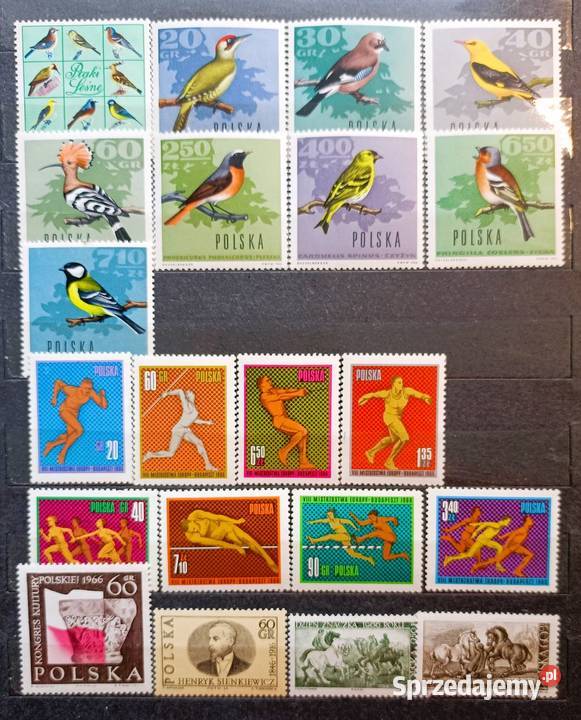 Znaczki polskie 1966 czyste Leźnica Wielka-Osiedle sprzedam