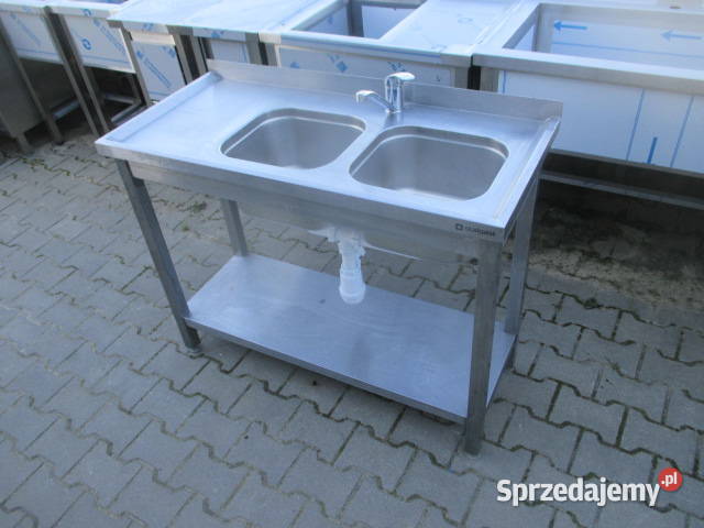 Zlew Gastronomiczny 2 Komorowy Z Półką 1105085 Biznes i Przemysł wielkopolskie Ostrów Wielkopolski