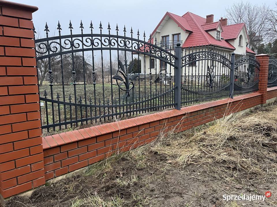 Brama grzebieniowa ogrodzenie Limanowa