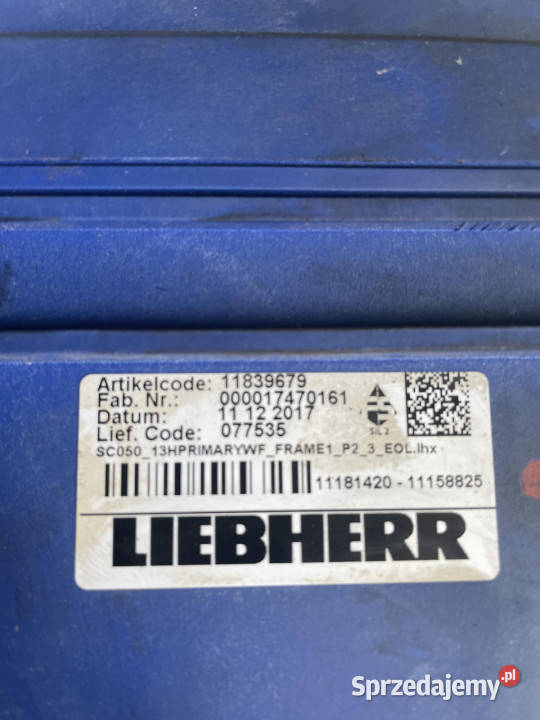 Liebherr steronik moduł 11839679 Jastrzębniki