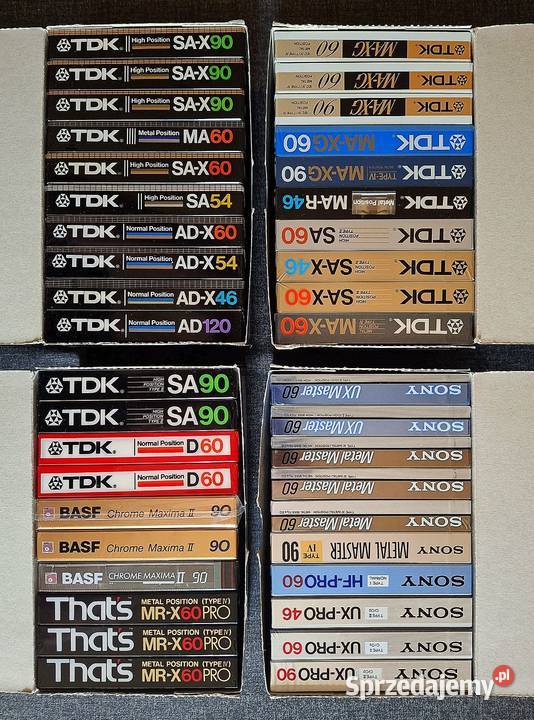 Kaseta SONY MARANTZ TEAC DENON BASF NATIONAL TDK Giżycko