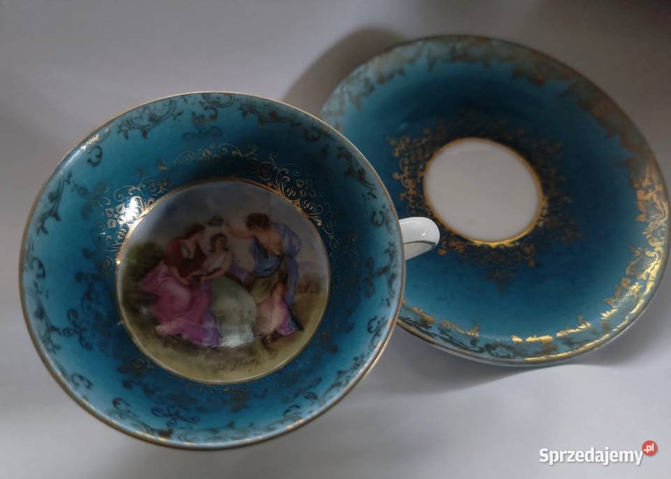 Śliczna filiżanka Schlegelmilch SUHL Thringen Klenica